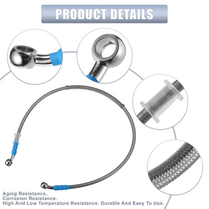 700mm 0.4in ID Motorcycle Hydraulic Brake Line Oil Hose Pipe