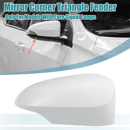 Unpainted Right Side Mirror Corner Triangle Cover for Toyota Corolla (2014-2017)