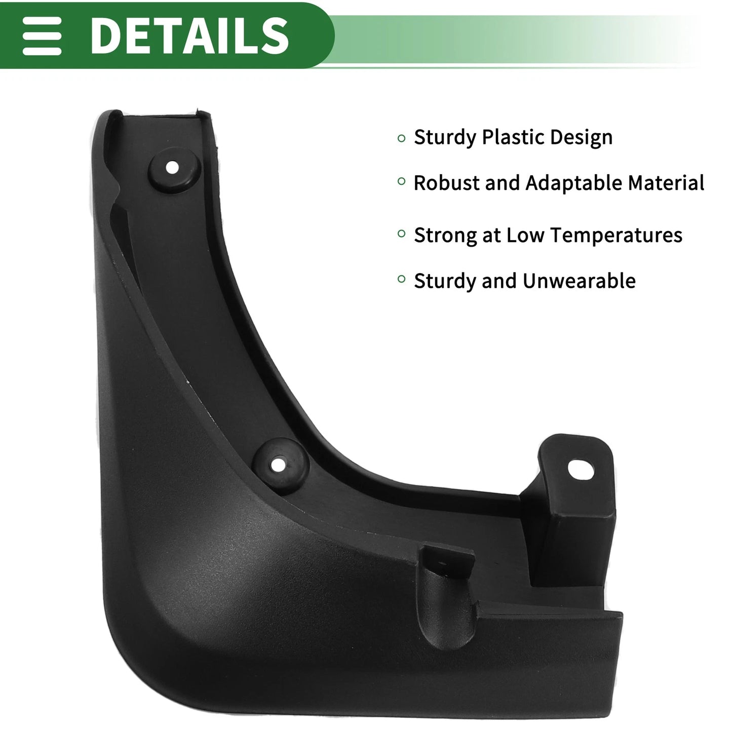 Mud Flaps Splash Guards for Kia Sportage (2007-2012)