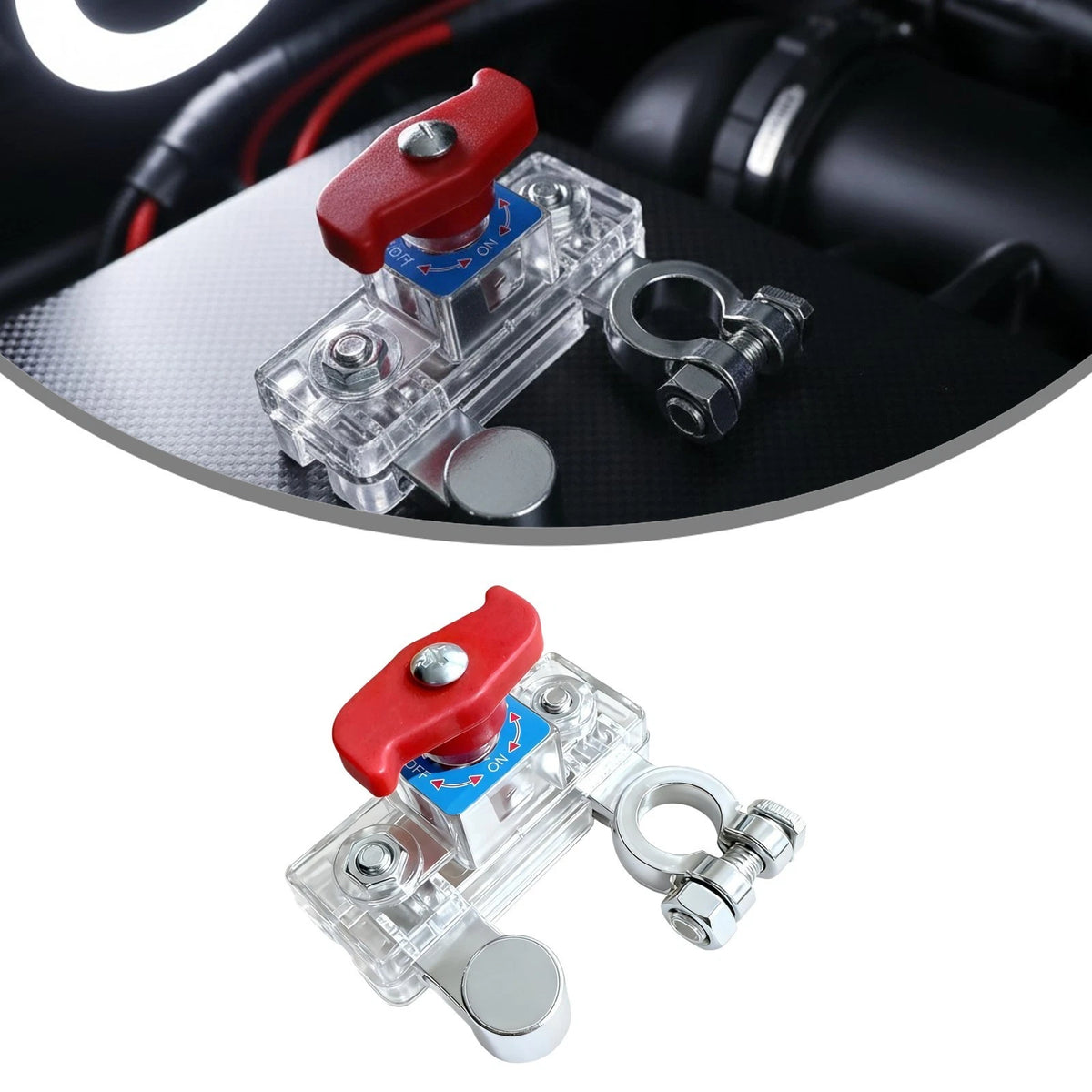Battery Cut Off Switch / 12V 24V / Vehicle Power Disconnect for Car Equipment