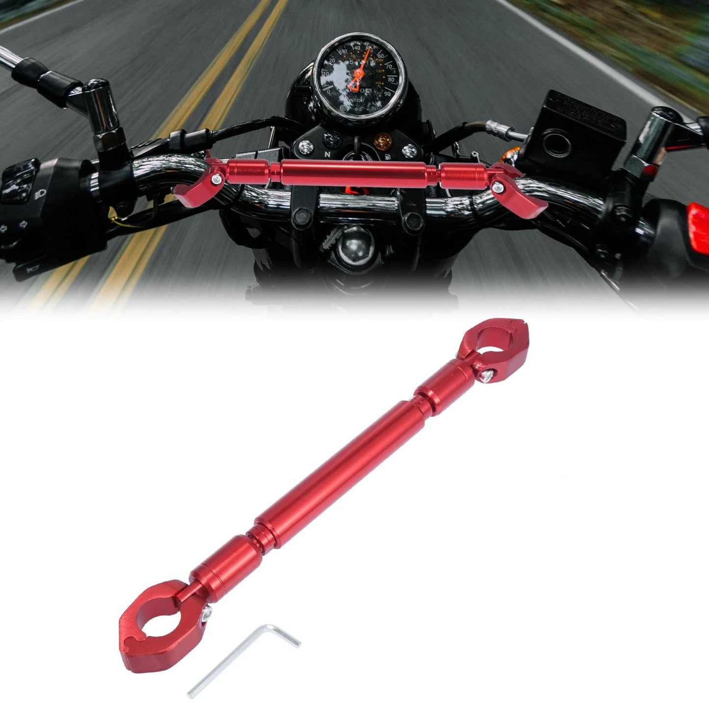 Balance Bar Crossbar 22mm Aluminum Alloy for Motorcycle