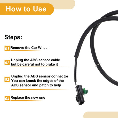 ABS Wheel Speed Sensor for Mitsubishi Montero Sport (2001-2004)