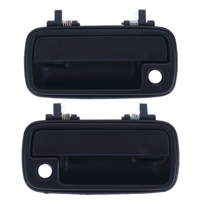 2 x Front Outer Door Handles Black for Suzuki Vitara 1988-1998