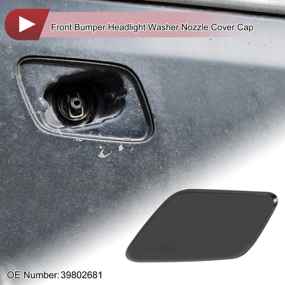 Front Left Bumper Trim Nozzle Cover for Volvo S60 (2011-2013) Black