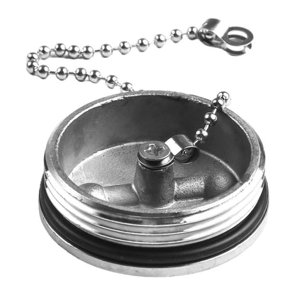 Deck Fill Spare Cap With Chain 2 Inch for Boat Marine Yacht