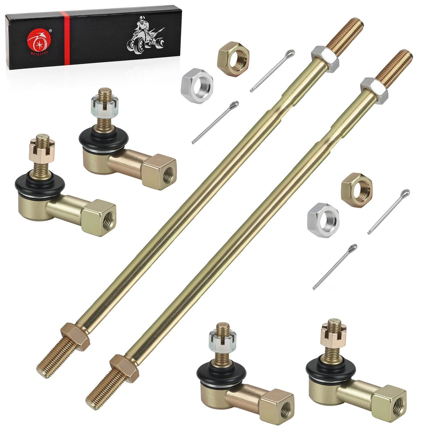 Left Right Tie Rods w/ End Kit for Honda TRX450ER 2006-2014