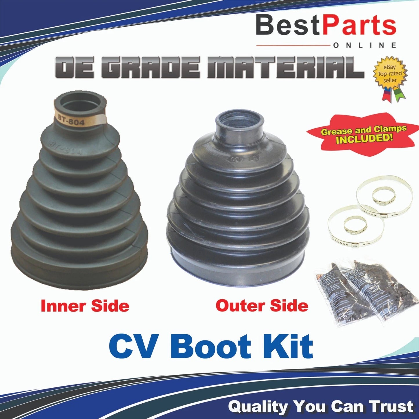 CV Axle Boot Repair Kit 3.6L Inner & Outer for GMC Terrain (2013–2017)