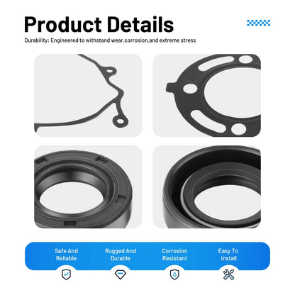 Engine Gasket Top Bottom End Gaskets Seals Kit for Honda CR80RB (1996–2002)