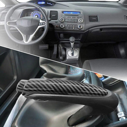 Carbon Fiber Front Hand Brake Trim Cover for Honda Civic Coupe Sedan (2006-2011)