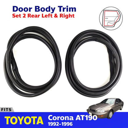 Door Trim Body Rear L+R Set 2 Fits Toyota Corona AT190 ST 4D Sedan 1992-96 D08