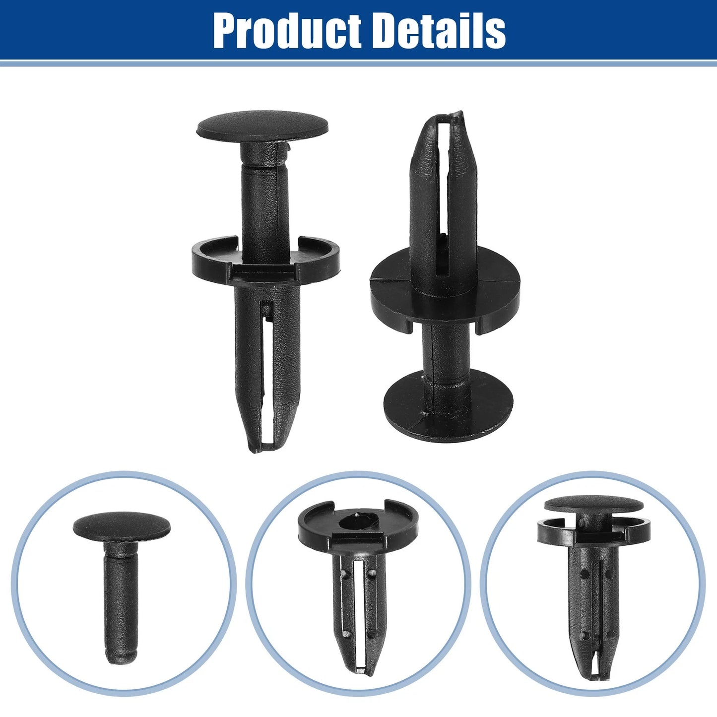 15pcs Bumper Cover Push Type Retainer Clips for Chrysler 200 (2011-2014)