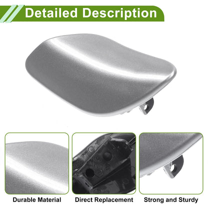 Washer Nozzle Cover Cap for Porsche Cayenne Silver Tone