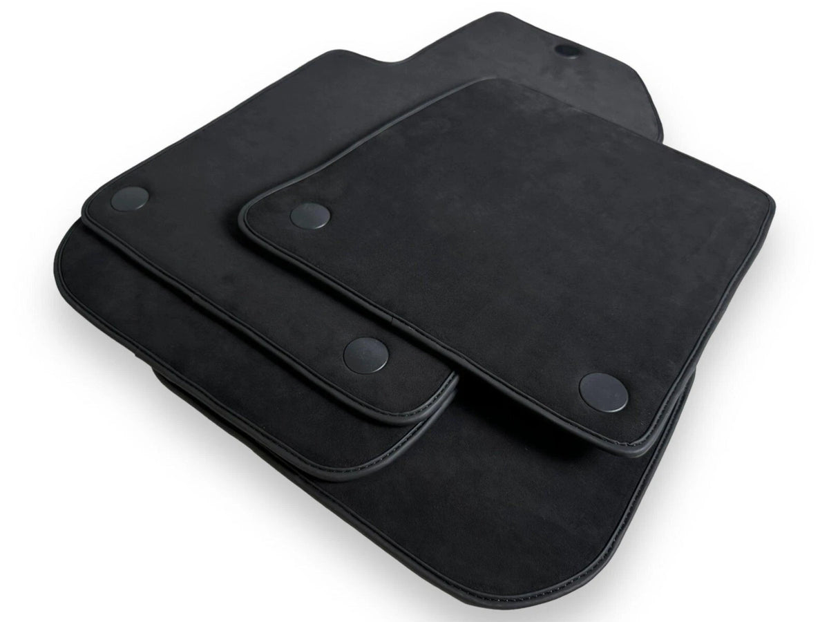 Black Alcantara Floor Mats for Ferrari 612 Scaglietti (2005-2011)