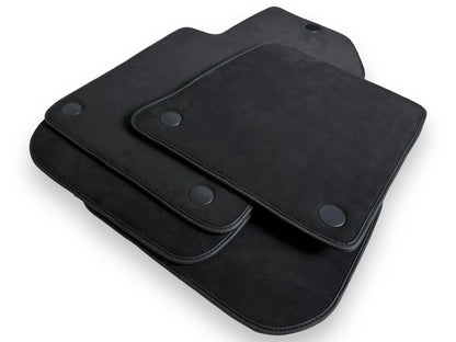 Black Alcantara Floor Mats for Ferrari 612 Scaglietti (2005-2011)