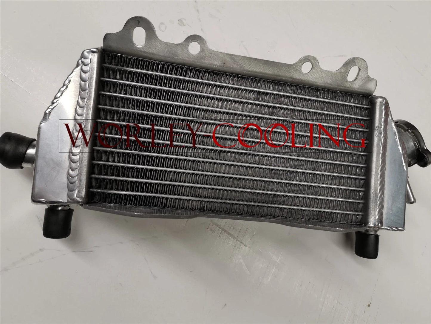 Aluminum Radiator & Red Hose for Kawasaki KX125 KX 125 (1999-2002)