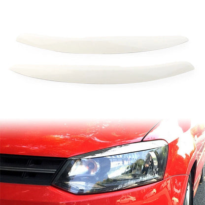 Front Fog Light Eyebrow Cover Trim for VW Polo Mk5 6R 6C (2011-2017)