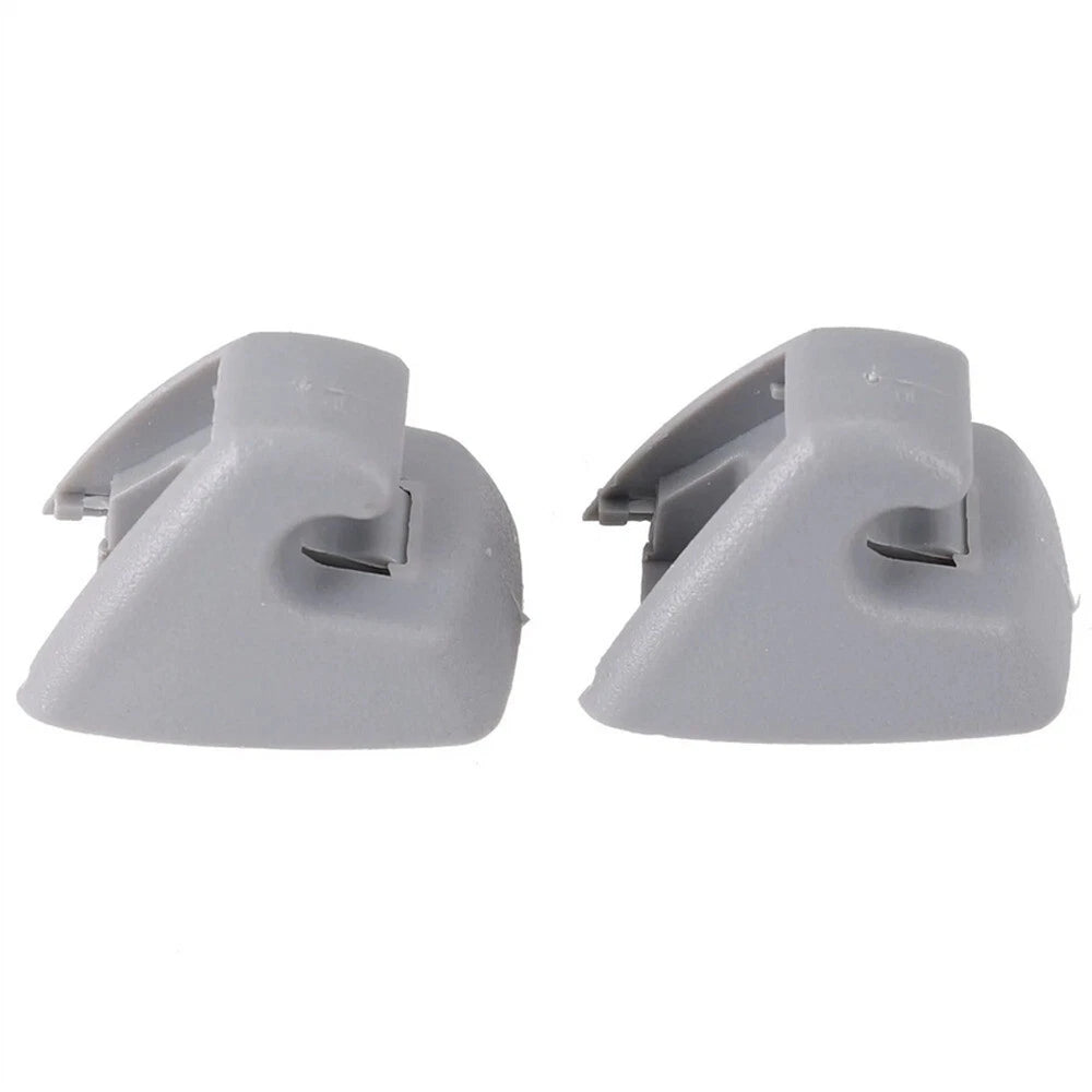 Gray Sun Visor Hook Clips for Buick Verano, Chevrolet Cruze, Sonic (2012-2017)