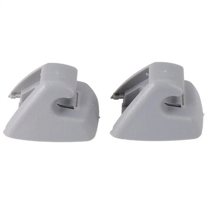 Gray Sun Visor Hook Clips for Buick Verano, Chevrolet Cruze, Sonic (2012-2017)