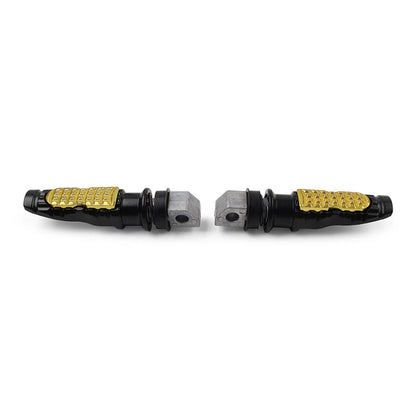 8MM Universal Motorcycle Rear Foot Pegs for Harley Honda Gold