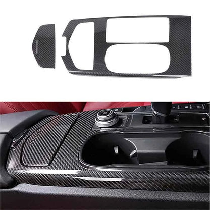 Carbon Fiber Center Console Gear Shift Panel Trim for 2017-2021 Maserati Ghibli