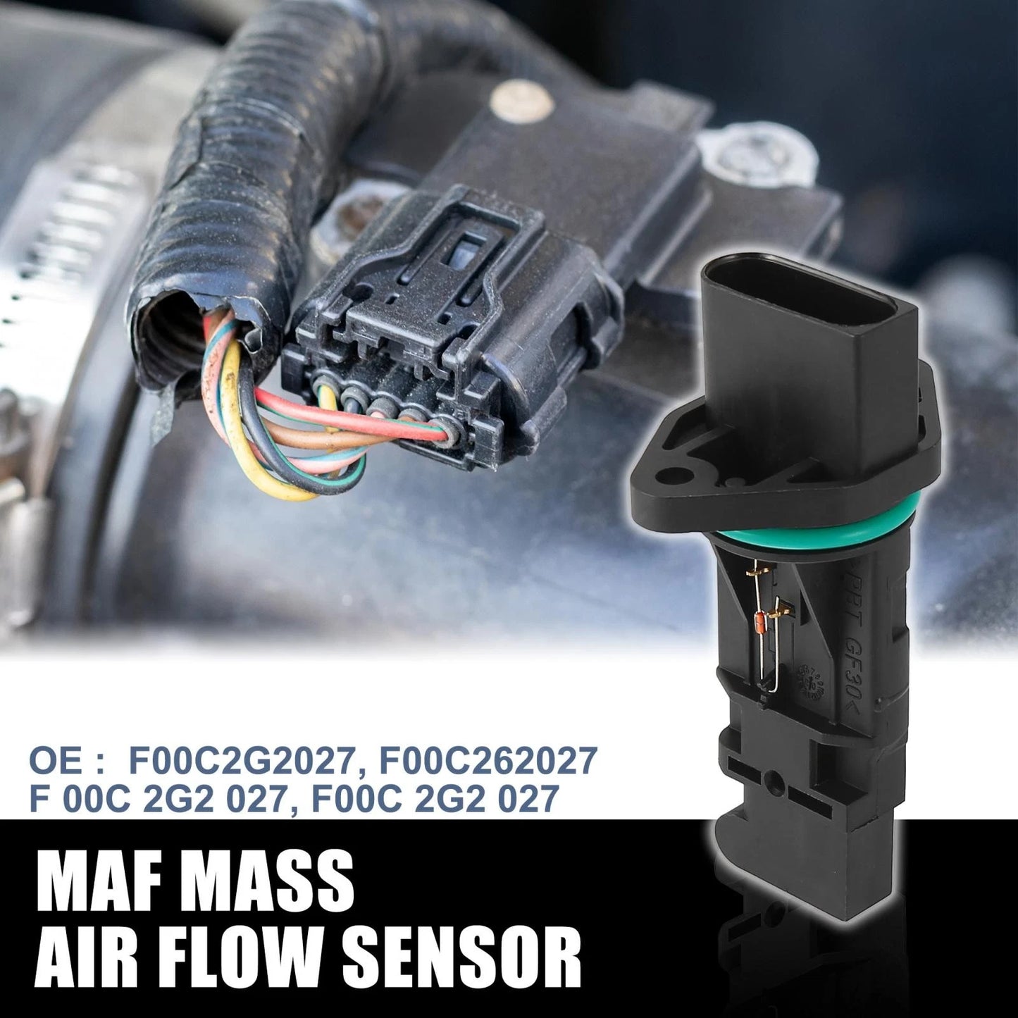 Mass Air Flow Sensor 5 Pin for Ford Mustang (2005-2014)