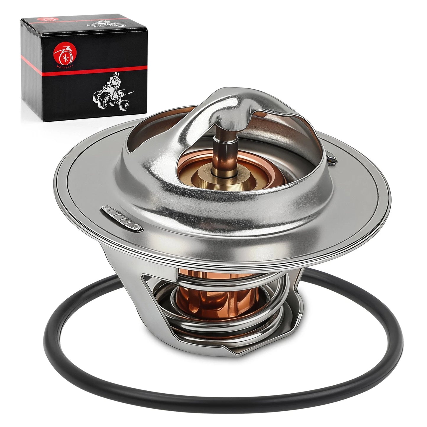 Thermostat w/ O-Ring for Kawasaki ZX6 ZX7 ZX7R ZX9R ZX10 ZX11 (1988–2004)