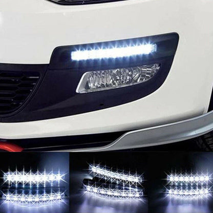 2 x 9 LED Daytime Running Lights for Car Fog Lamps Super White 12V