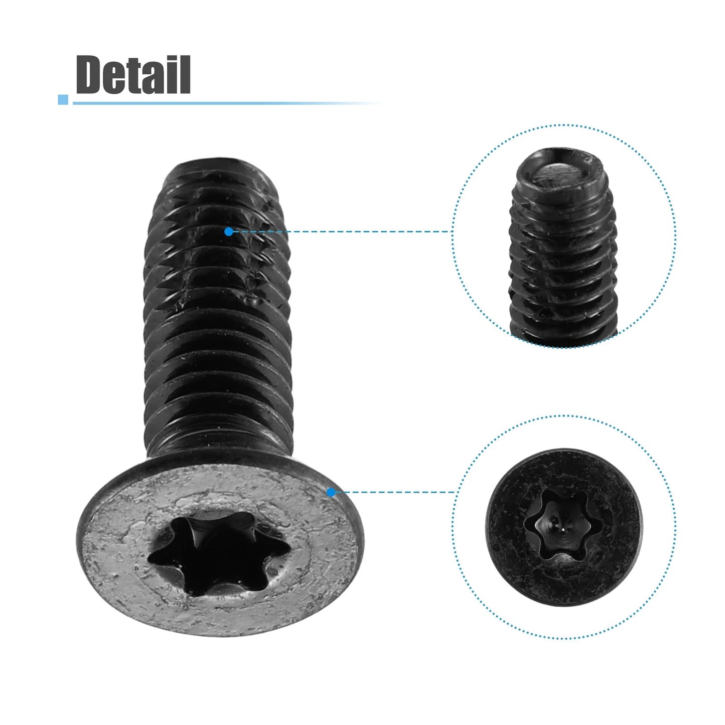 12 x Torx Screws for Jeep Wrangler CJ7 YJ TJ Tailgate Door Bolt (1976-2006)