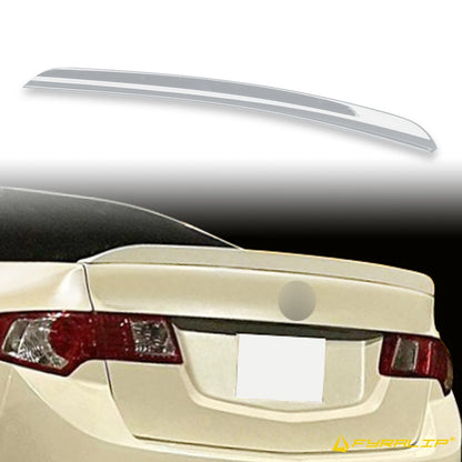 Boot Lip Spoiler for Honda TSX CU2 Silver (2009-2014)