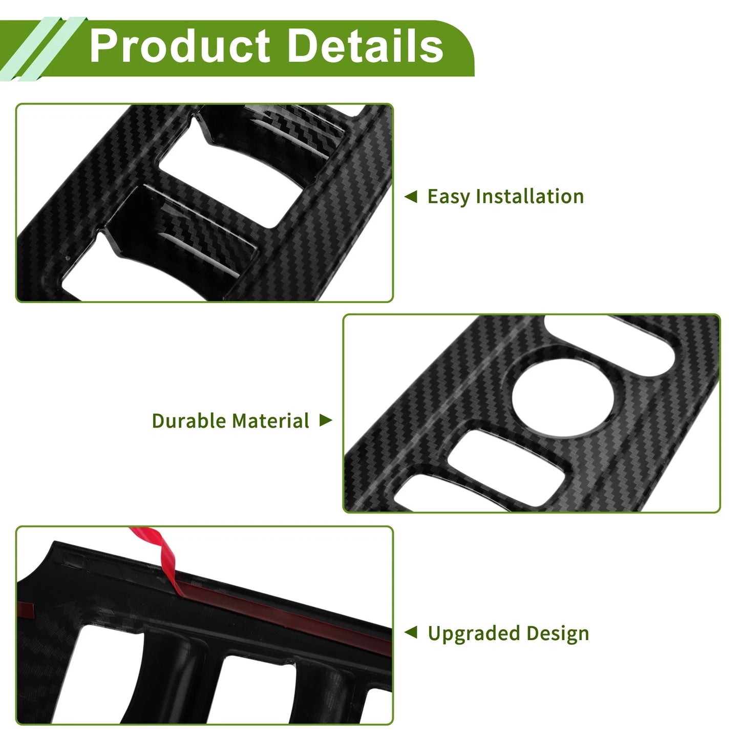4 x Window Switch Bezel Covers for Honda Civic (2022-2025)