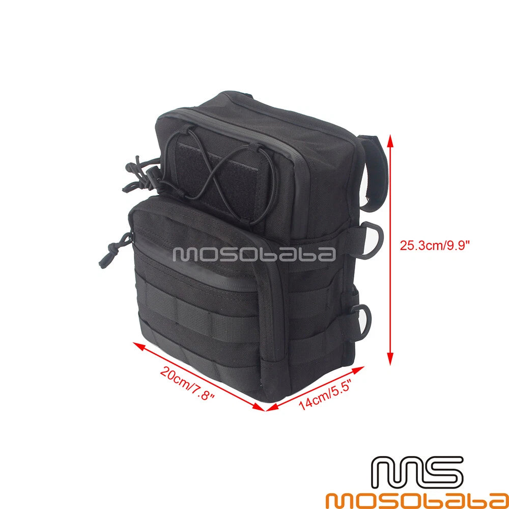 Universal Motorcycle T-bar Handlebar Bag Waterproof for Harley