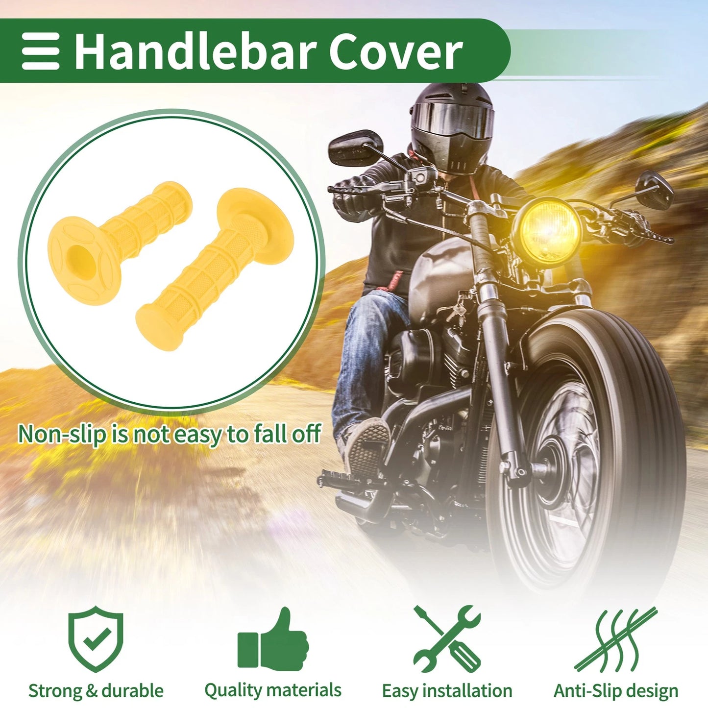 Grips / 7/8 22mm / Hand Grips Rubber for Motorcycle