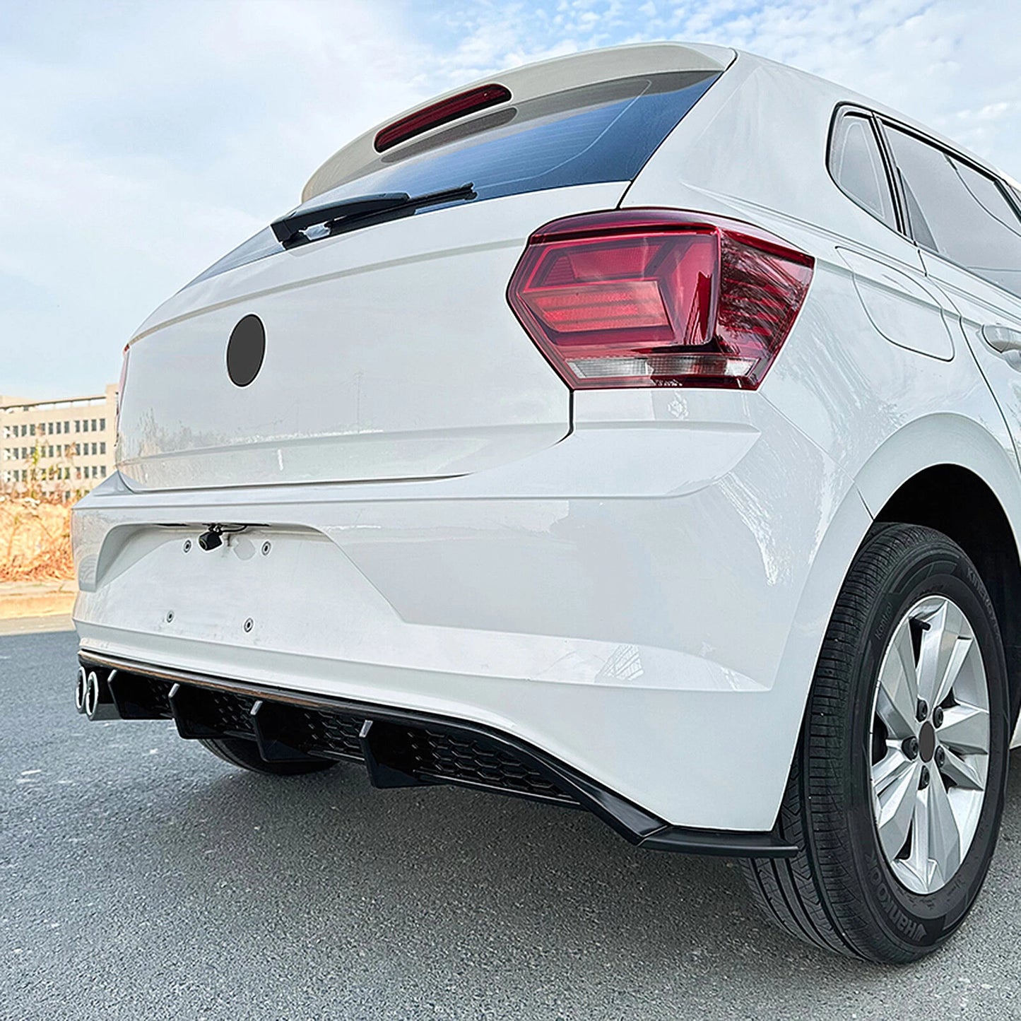 Rear Bumper Diffuser Lip for VW Polo MK6 (2019-2024)