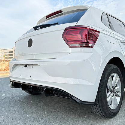 Rear Bumper Diffuser Lip for VW Polo MK6 (2019-2024)