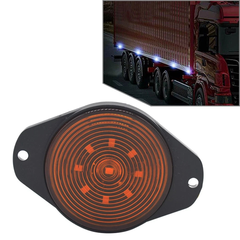 9 LED Side Marker Light for Car, Bus, Truck, Trailer (No Year Specified)