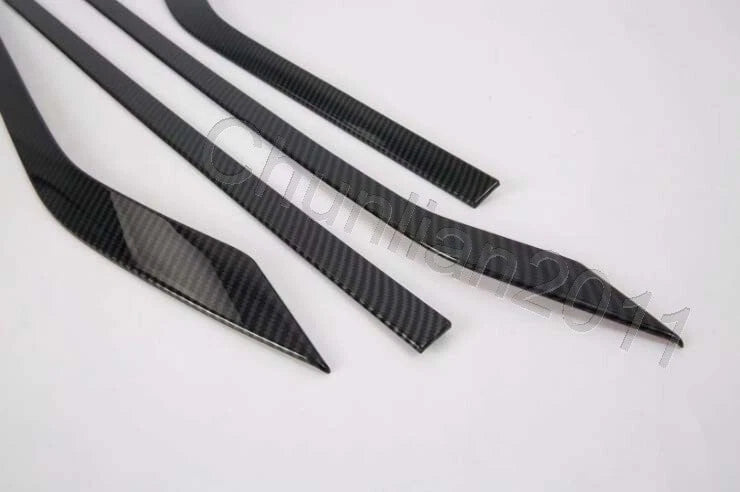 Door Sill Side Molding Cover Trim for Subaru Forester (2019-2023) 4 x Fiber