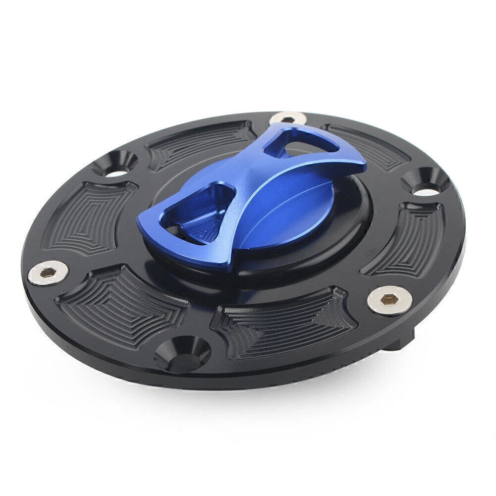 Fuel Gas Tank Cap Cover for Aprilia RS125 RS250 RSV1000 Tiger 800 Blue