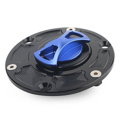 Fuel Gas Tank Cap Cover for Aprilia RS125 RS250 RSV1000 Tiger 800 Blue