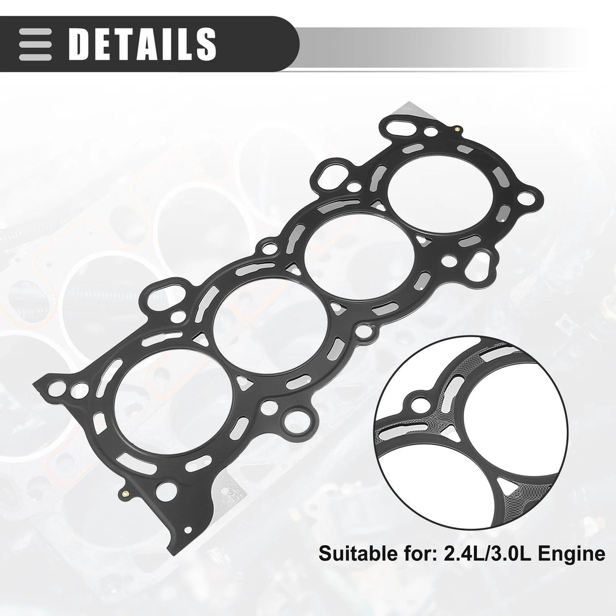 Cylinder Head Gasket for Honda Accord 2.4L/3.0L (2006-2007)