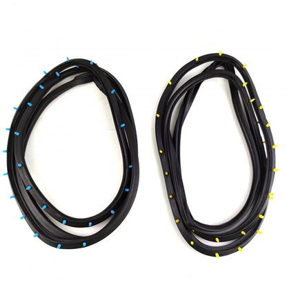 Door Rubber Seal Rear LH+RH Fits Mazda 616 618 Capella RX2 4D Sedan 1970-78 D09