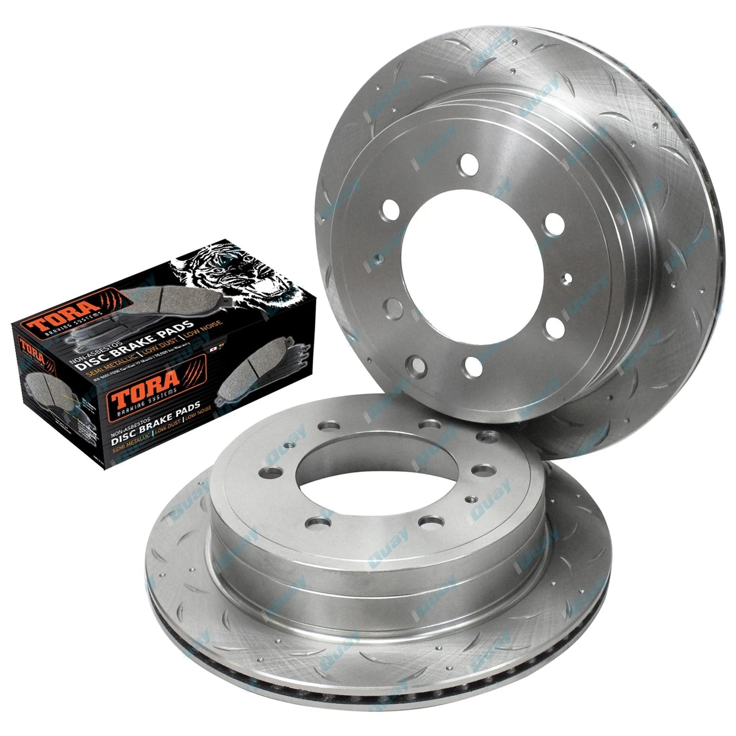 Rear Disc Rotors & Brake Pads for Toyota Prado KZJ95 RZJ95 VZJ95 (1996-2002)