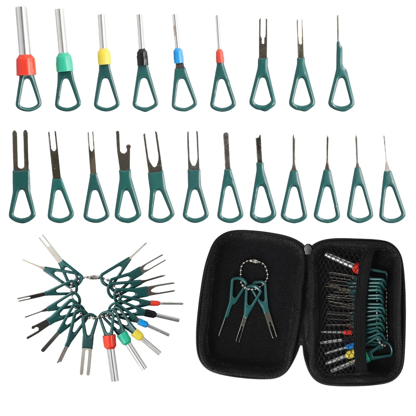 Effortless Wire Connector Pin Release 21PCS Terminal Extraction Tool