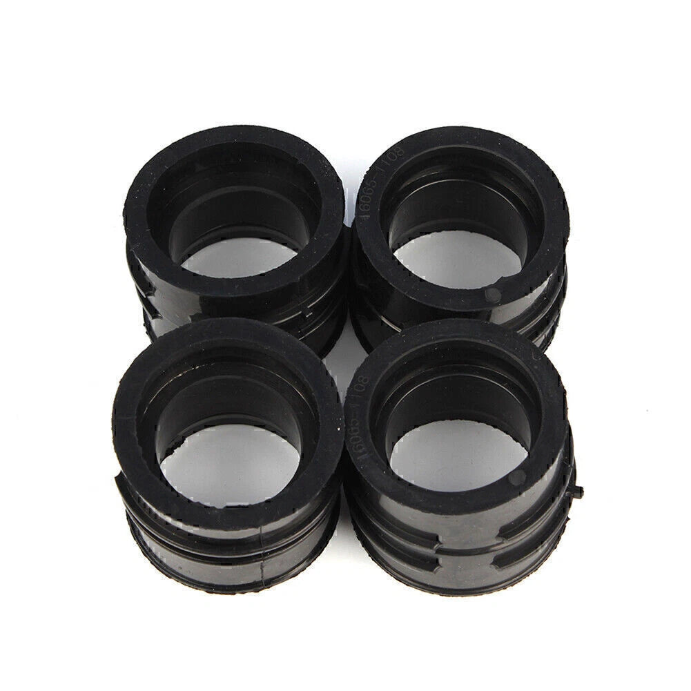4x Carburetor Intake Manifold Boots for Kawasaki GPZ900R Ninja (1990-1994)