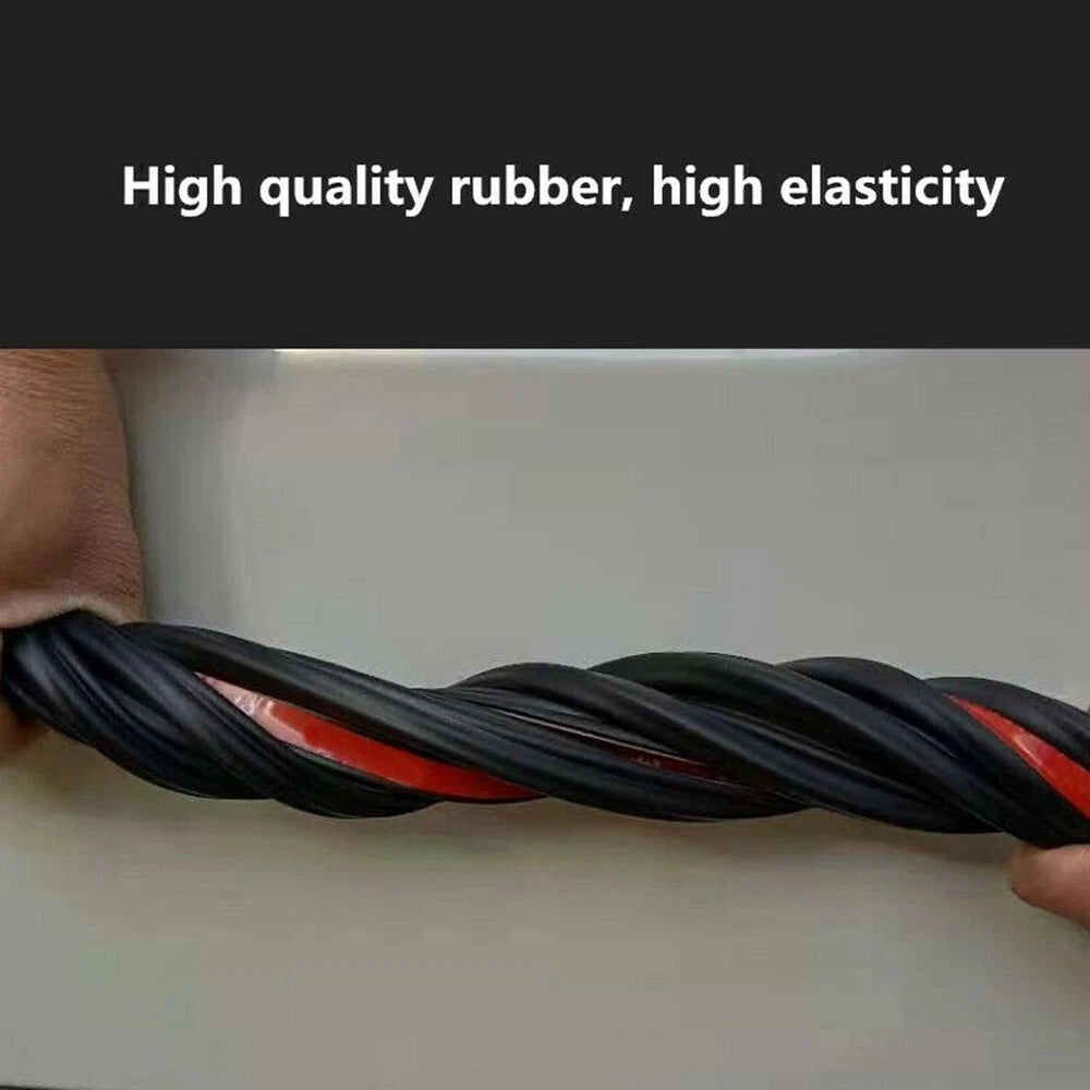 Seal Strip 10M 2-Layer Edge Moulding for Car Door Trunk