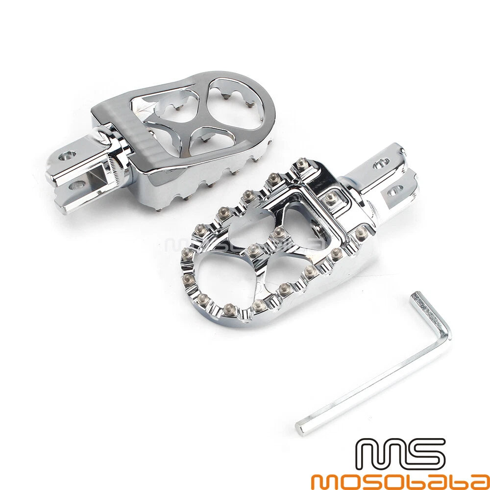 Motorcycle MX Foot Pegs for Harley FLDE FLFB FLHC FLSB FLSL FXBB FXLRS (2023)