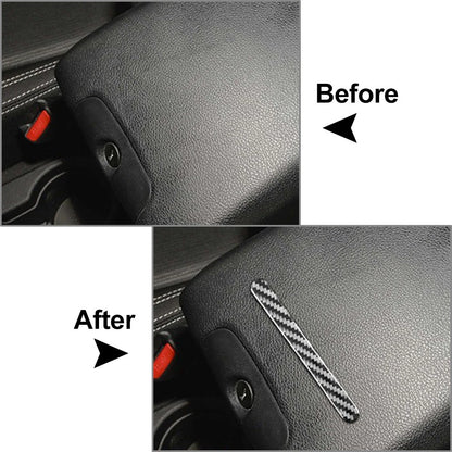 Handbrake Handle Armrest Box Keyhole Cover Trim for Jeep Wrangler (2007-2018)