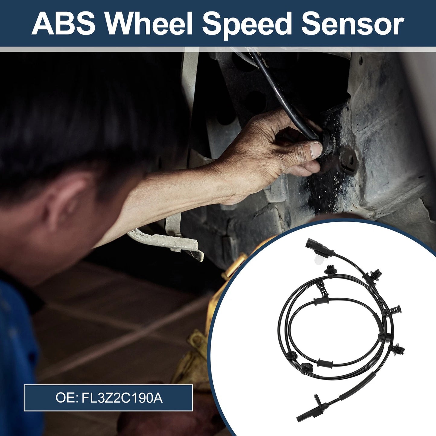 ABS Wheel Speed Sensor for Ford F-150 Rear Right (2015-2023)