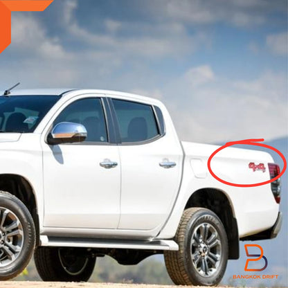 Diff Lock 4x4 Side Cabin Rear Bed Sticker Decal for Mitsubishi Triton Ute (2009-2023)