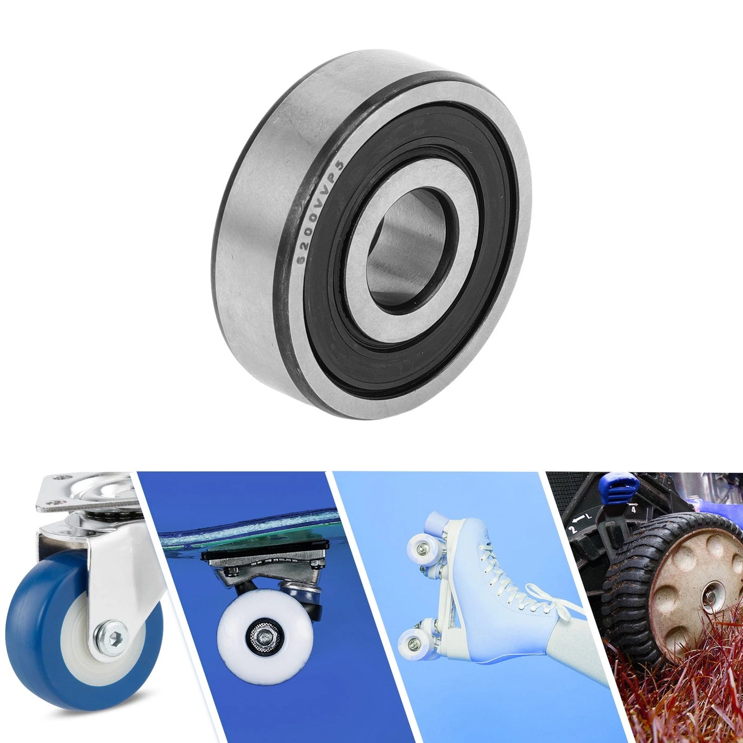 Deep Groove Ball Bearings 10x30x9mm for Scooter Skateboard Wheel
