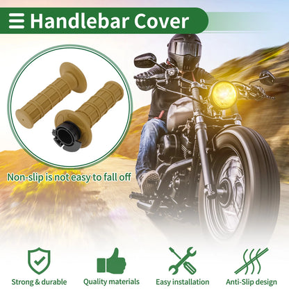 7/8" 22mm Grips Cover Kit Handlebar for Motorcycle